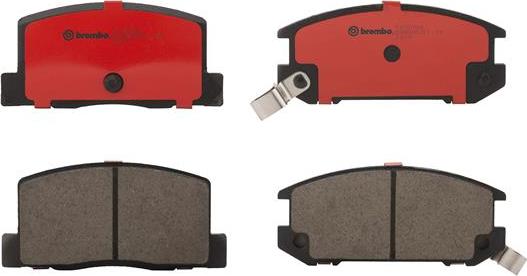 Brembo P83019N - Brake Pad Set, disc brake autospares.lv