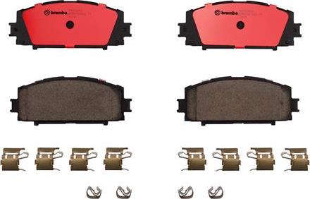 Brembo P83086N - Brake Pad Set, disc brake autospares.lv