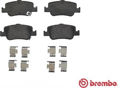 Brembo P 83 080 - Brake Pad Set, disc brake autospares.lv