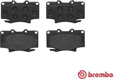 Brembo P 83 025 - Brake Pad Set, disc brake autospares.lv