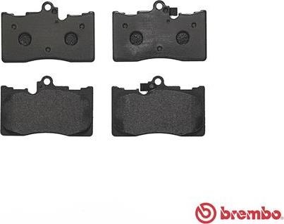 Brembo P 83 072 - Brake Pad Set, disc brake autospares.lv