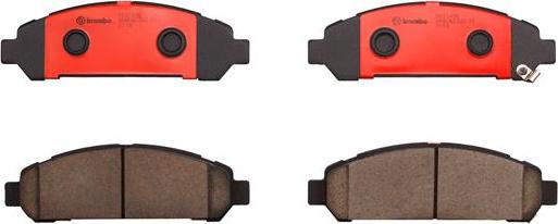 Brembo P83149N - Brake Pad Set, disc brake autospares.lv