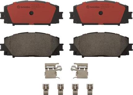 Brembo P83141N - Brake Pad Set, disc brake autospares.lv