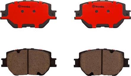 Brembo P83157N - Brake Pad Set, disc brake autospares.lv