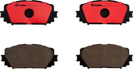 Brembo P83101N - Brake Pad Set, disc brake autospares.lv