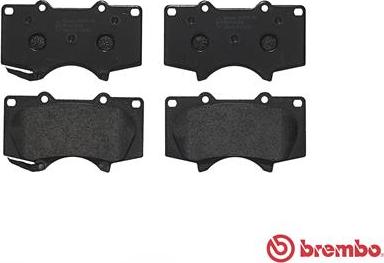 Brembo P 83 102 - Brake Pad Set, disc brake autospares.lv