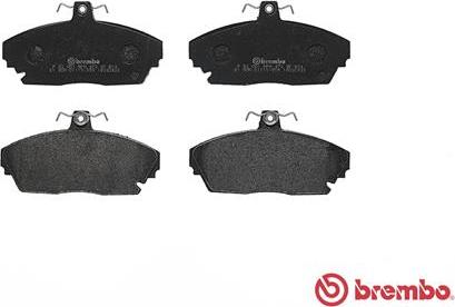 Brembo P 82 001 - Brake Pad Set, disc brake autospares.lv