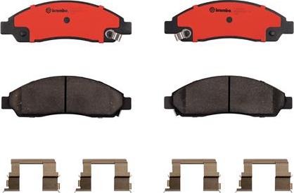 Brembo P34005N - Brake Pad Set, disc brake autospares.lv