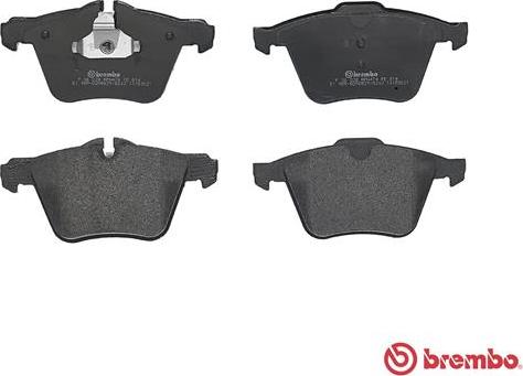 Brembo P 36 028 - Brake Pad Set, disc brake autospares.lv