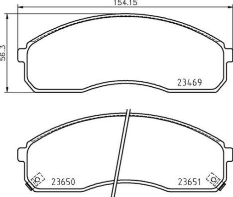 Brembo P 30 091 - Brake Pad Set, disc brake autospares.lv