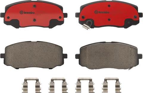 Brembo P30045N - Brake Pad Set, disc brake autospares.lv