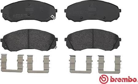 Brembo P 30 041 - Brake Pad Set, disc brake autospares.lv