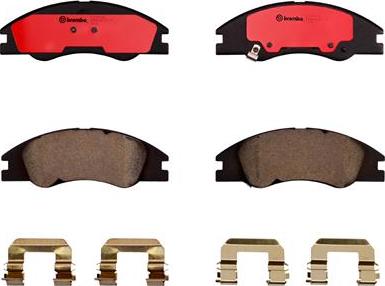 Brembo P30042N - Brake Pad Set, disc brake autospares.lv