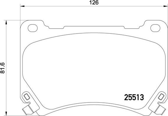 Brembo P 30 052 - Brake Pad Set, disc brake autospares.lv