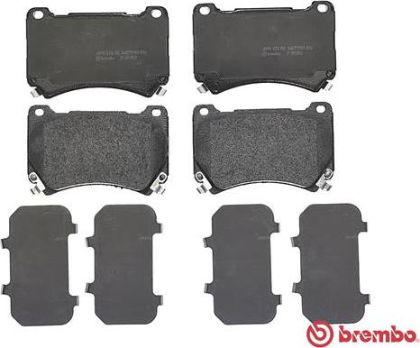 Brembo P 30 052 - Brake Pad Set, disc brake autospares.lv