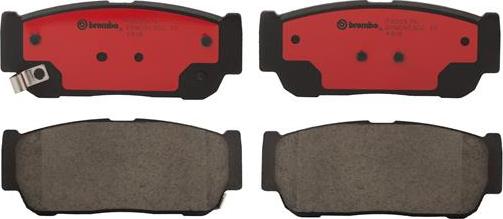 Brembo P30057N - Brake Pad Set, disc brake autospares.lv