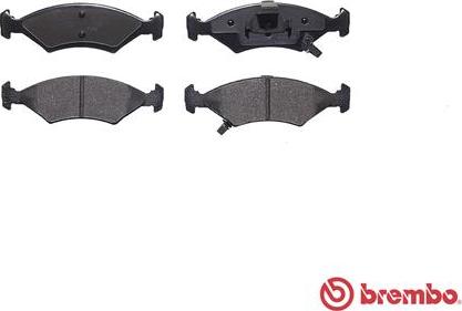 Brembo P 30 062 - Brake Pad Set, disc brake autospares.lv