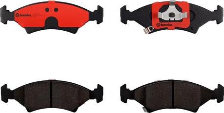 Brembo P30009N - Brake Pad Set, disc brake autospares.lv