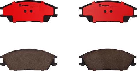 Brembo P30001N - Brake Pad Set, disc brake autospares.lv