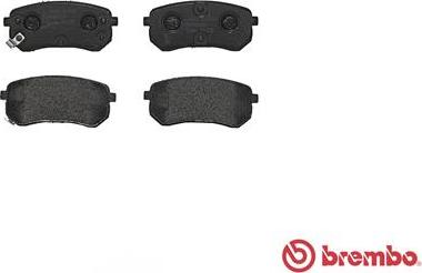 Brembo P 30 033 - Brake Pad Set, disc brake autospares.lv