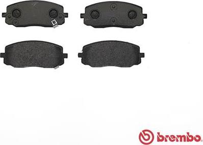 Brembo P 30 032 - Brake Pad Set, disc brake autospares.lv