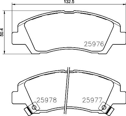 Brembo P 30 076 - Brake Pad Set, disc brake autospares.lv