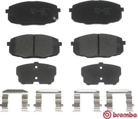 Brembo P 30 077 - Brake Pad Set, disc brake autospares.lv