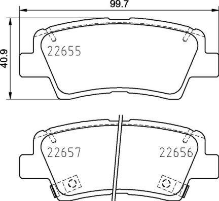 Brembo P 30 103 - Brake Pad Set, disc brake autospares.lv