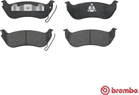 Brembo P 37 009 - Brake Pad Set, disc brake autospares.lv