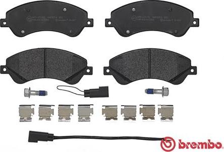 Brembo P 24 065 - Brake Pad Set, disc brake autospares.lv