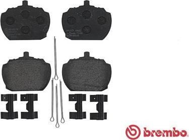 Brembo P 24 004 - Brake Pad Set, disc brake autospares.lv