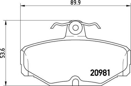 Brembo P 24 018 - Brake Pad Set, disc brake autospares.lv