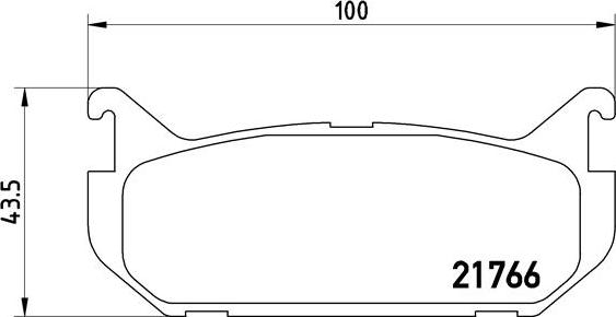 Brembo P 24 036 - Brake Pad Set, disc brake autospares.lv