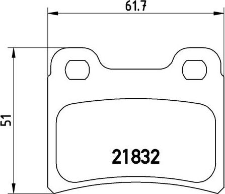 Brembo P 24 030 - Brake Pad Set, disc brake autospares.lv