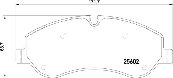 Brembo P 24 152 - Brake Pad Set, disc brake autospares.lv