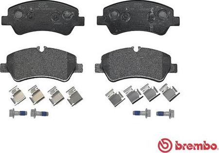 Brembo P 24 160 - Brake Pad Set, disc brake autospares.lv