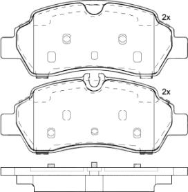 Brembo P 24 209 - Brake Pad Set, disc brake autospares.lv