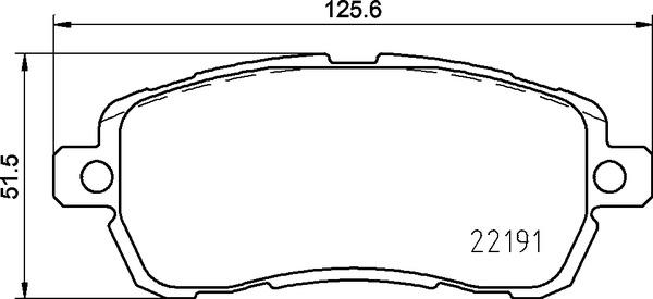 Brembo P 24 203 - Brake Pad Set, disc brake autospares.lv