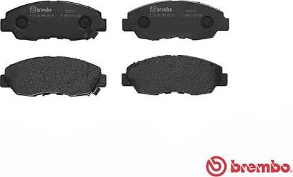 Brembo P 28 042 - Brake Pad Set, disc brake autospares.lv