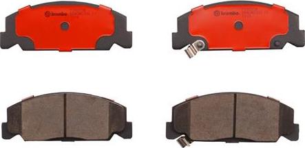 Brembo P28055N - Brake Pad Set, disc brake autospares.lv