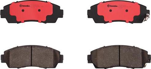 Brembo P28066N - Brake Pad Set, disc brake autospares.lv