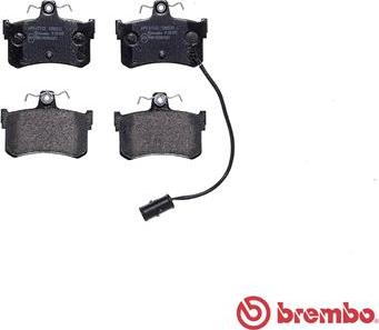 Brembo P 28 015 - Brake Pad Set, disc brake autospares.lv