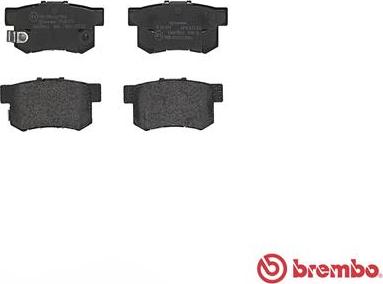 Brembo P 28 039 - Brake Pad Set, disc brake autospares.lv