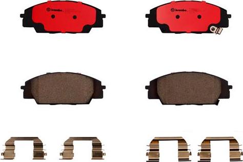 Brembo P28032N - Brake Pad Set, disc brake autospares.lv