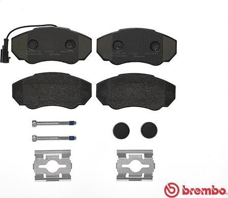 Brembo P 23 091 - Brake Pad Set, disc brake autospares.lv