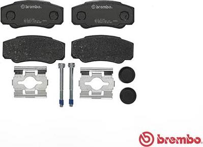 Brembo P 23 093 - Brake Pad Set, disc brake autospares.lv