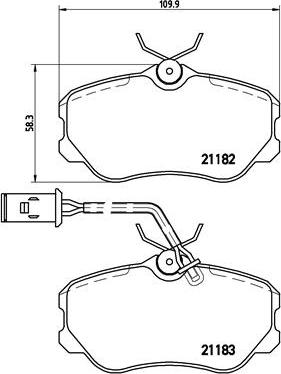 Brembo P 23 047 - Brake Pad Set, disc brake autospares.lv