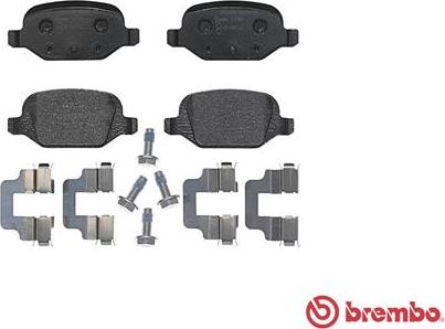 Brembo P 23 064 - Brake Pad Set, disc brake autospares.lv