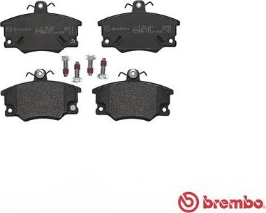 Brembo P 23 017 - Brake Pad Set, disc brake autospares.lv