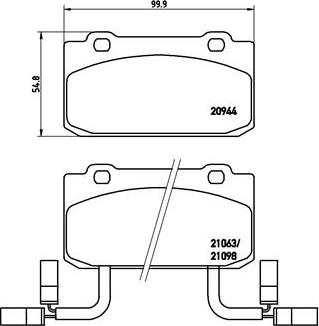 BENDIX 571314 - Brake Pad Set, disc brake autospares.lv